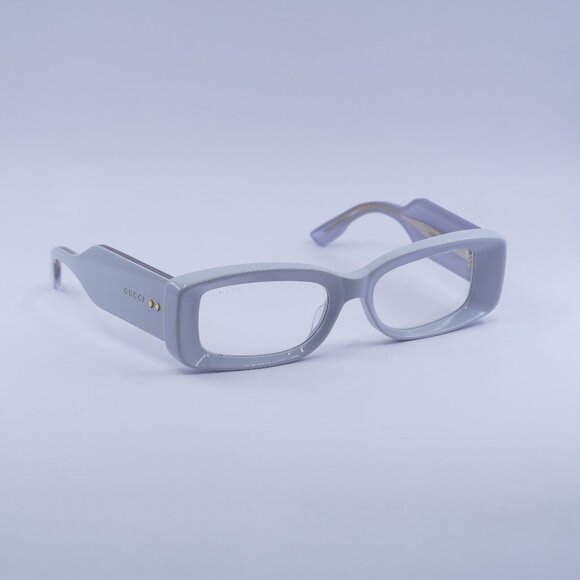 🕶️ New Gucci GG1528S 005 Sunglasses - Light Grey Frame, Clear Lenses - Picture 1 of 13
